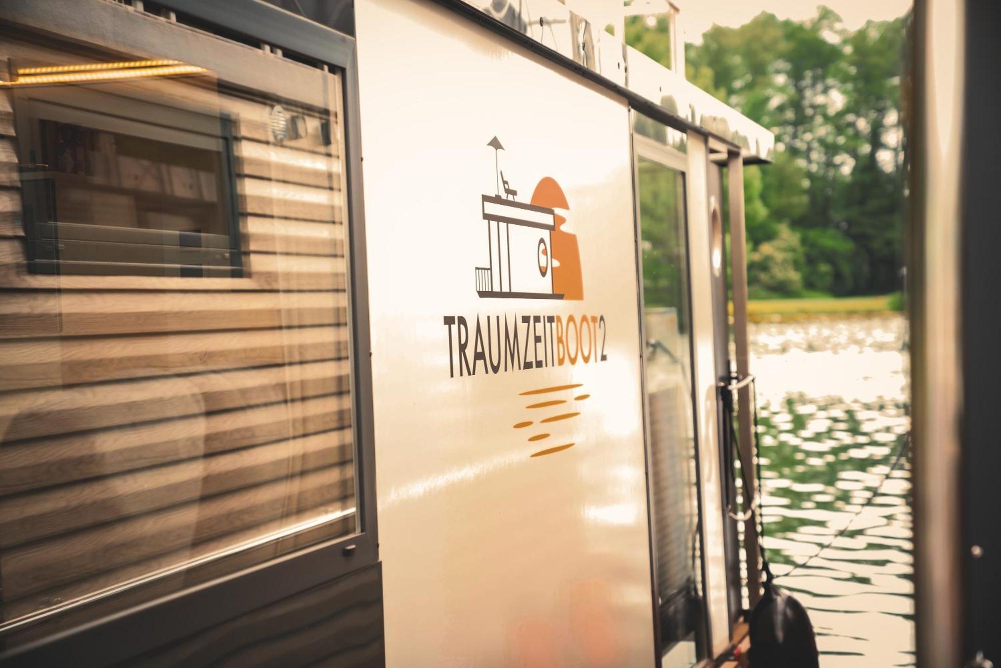 Traumzeitboot2 Auf Dem Scharmuetzelsee Bad Saarow Buitenkant foto